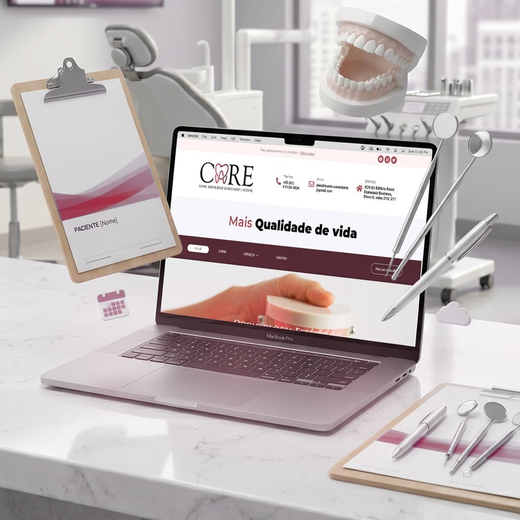 CORE Odontologia — projeto DV Marketing